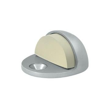 Dome Stop Low Profile - Brushed Chrome - New York Hardware Online