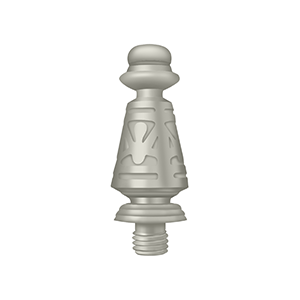 Solid Brass Ornate Tip Finals by Deltana -  - Brushed Nickel - New York Hardware
