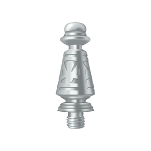 Solid Brass Ornate Tip Finals by Deltana -  - Polished Chrome - New York Hardware