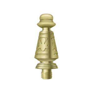 Solid Brass Ornate Tip Finals by Deltana -  - Polished Brass - New York Hardware