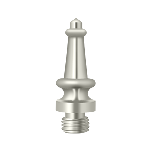 Solid Brass Steeple Tip Finals by Deltana -  - Polished Nickel - New York Hardware