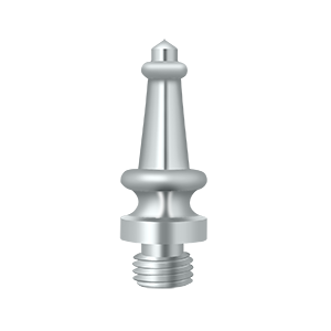 Solid Brass Steeple Tip Finals by Deltana -  - Polished Chrome - New York Hardware