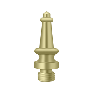 Solid Brass Steeple Tip Finals by Deltana -  - Unlacquered Brass - New York Hardware