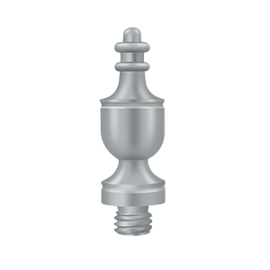 Solid Brass Urn Tip Finals by Deltana -  - Brushed Chrome - New York Hardware
