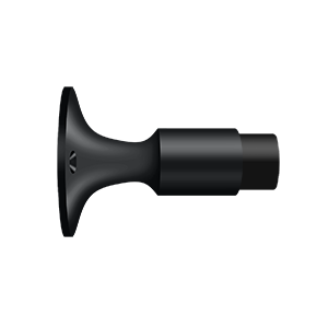 Heavy Duty Wall Mount Bumper by Deltana -  - Paint Black - New York Hardware