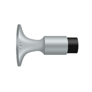 Heavy Duty Wall Mount Bumper by Deltana -  - Brushed Chrome - New York Hardware