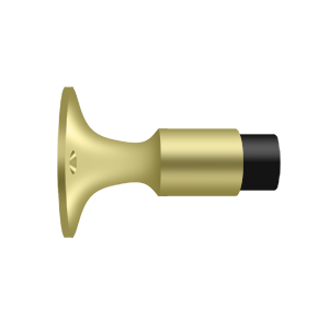 Heavy Duty Wall Mount Bumper by Deltana -  - Polished Brass - New York Hardware