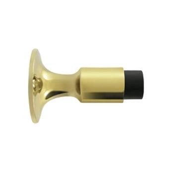 Wall Mount Bumper - Polished Brass - New York Hardware Online