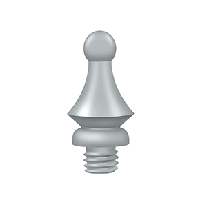 Solid Brass Windsor Tip Finals by Deltana -  - Brushed Chrome - New York Hardware