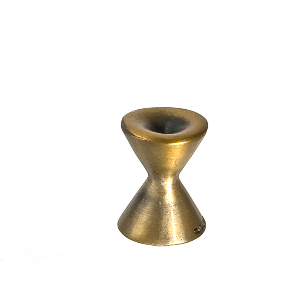 Forged 2 Round Knob By Du Verre - 7/8" - Antique Brass - New York Hardware