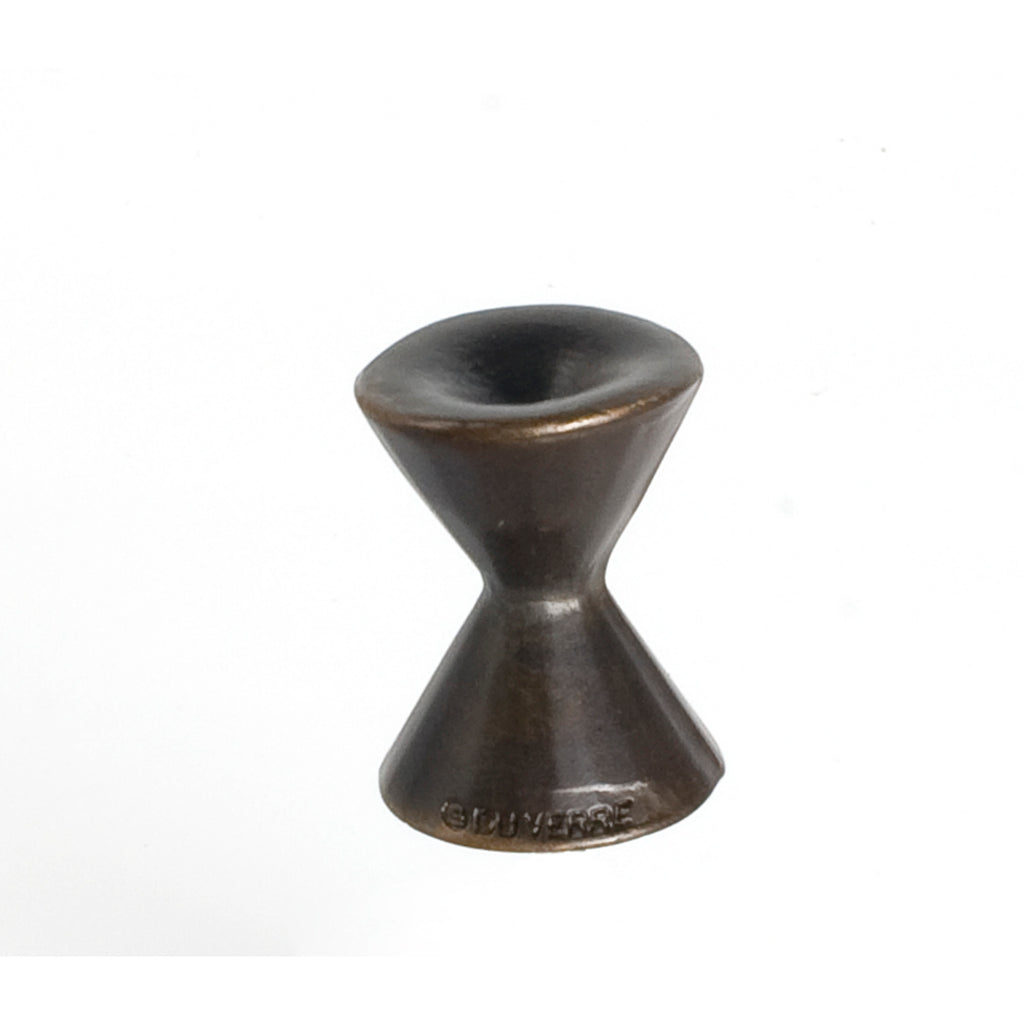 Forged 2 Round Knob By Du Verre - 7/8" - Oil Rubbed Bronze - New York Hardware