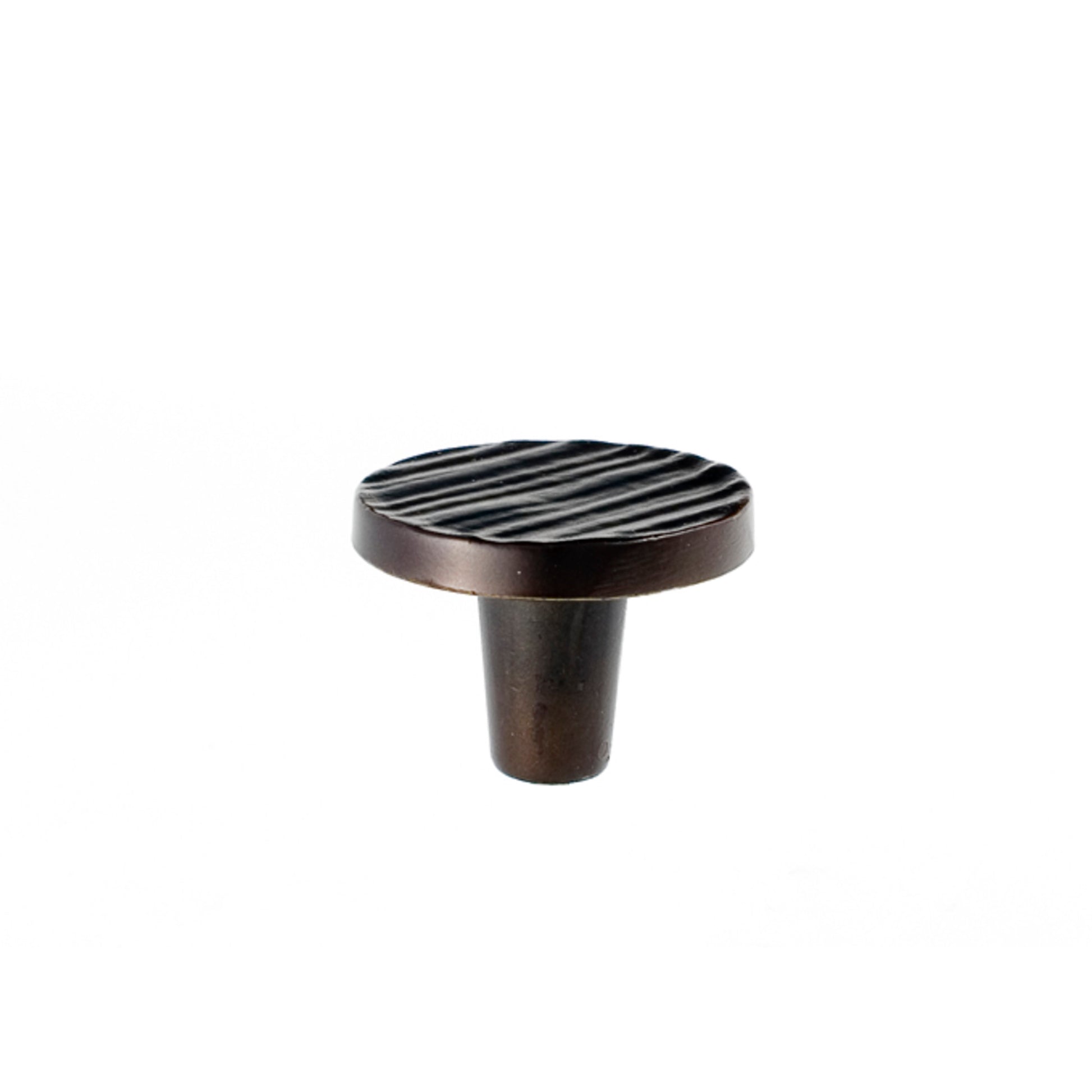 Forged 3 Round Knob By Du Verre - 1 1/2" - Oil Rubbed Bronze - New York Hardware