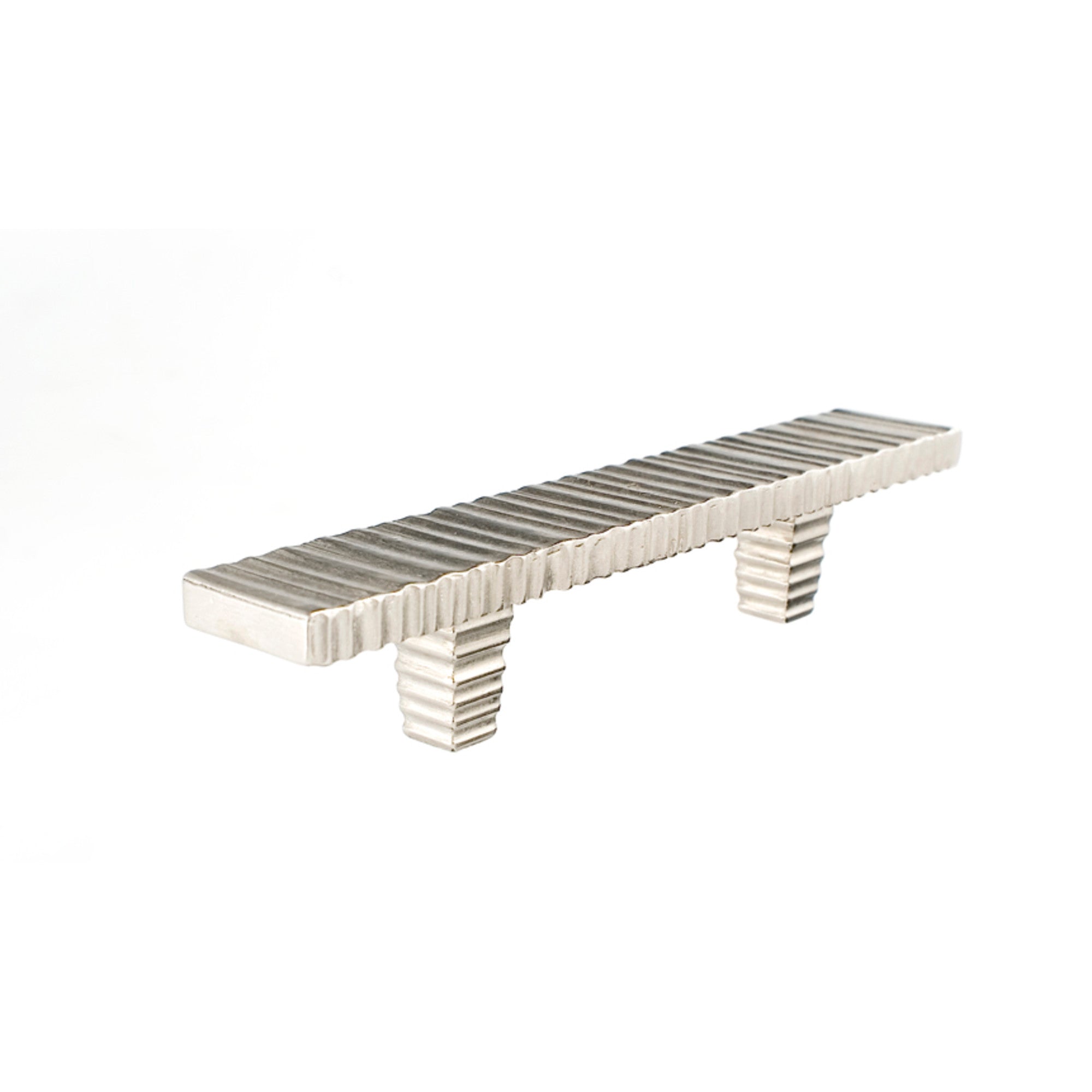 Forged 3 Flat Bar Pull By Du Verre - 3" - Satin Nickel - New York Hardware