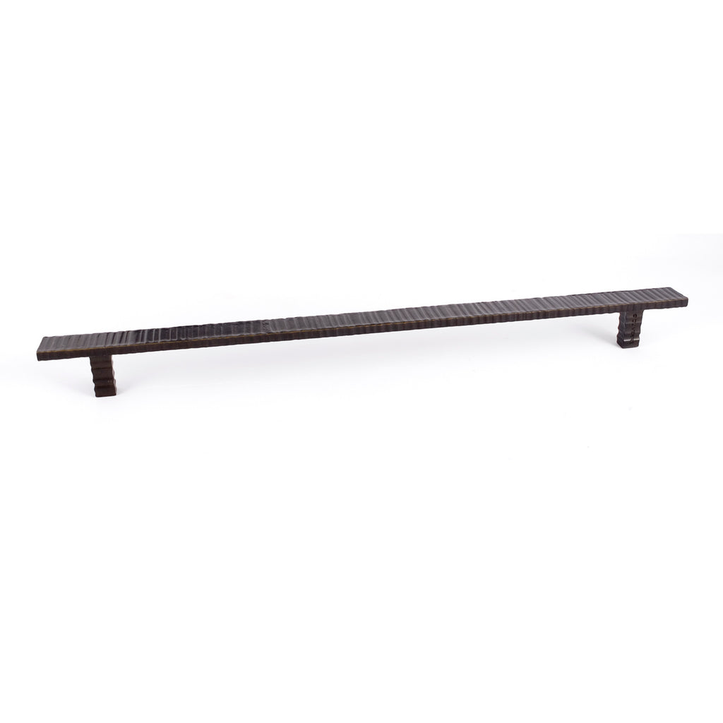 Forged 3 Flat Bar Pull By Du Verre - 14 1/2" - Oil Rubbed Bronze - New York Hardware