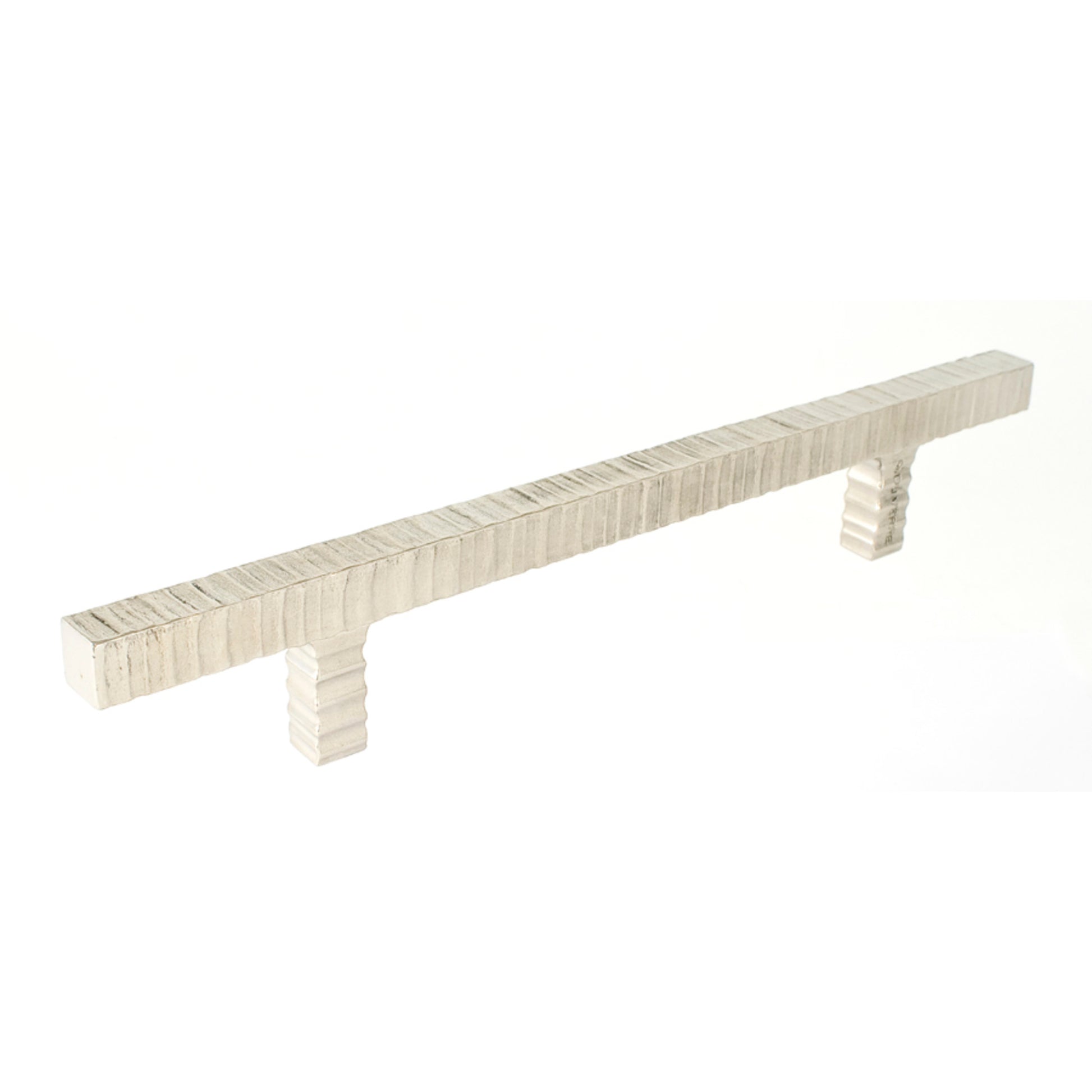 Forged 3 Square Bar Pull By Du Verre - 6 3/4" - Satin Nickel - New York Hardware