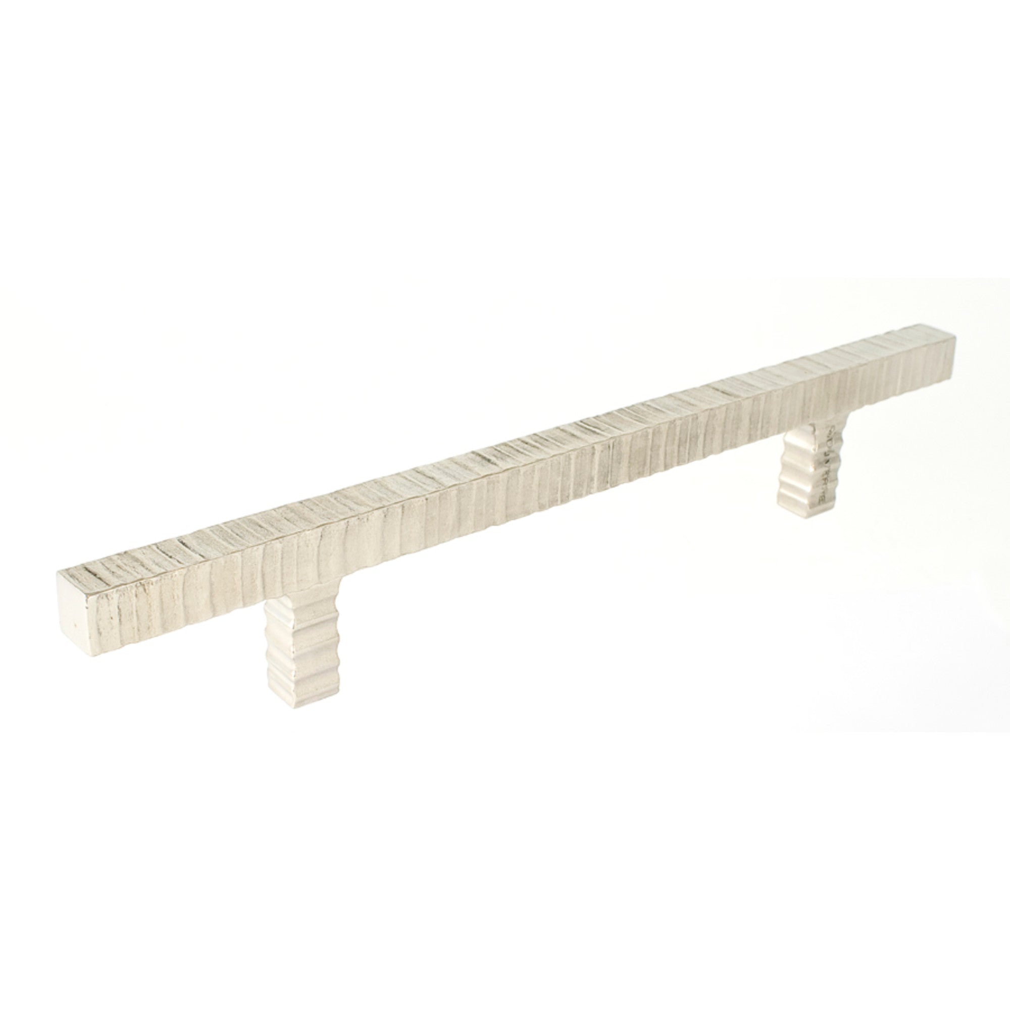 Forged 3 Square Bar Pull By Du Verre - 6 3/4" - Satin Nickel - New York Hardware