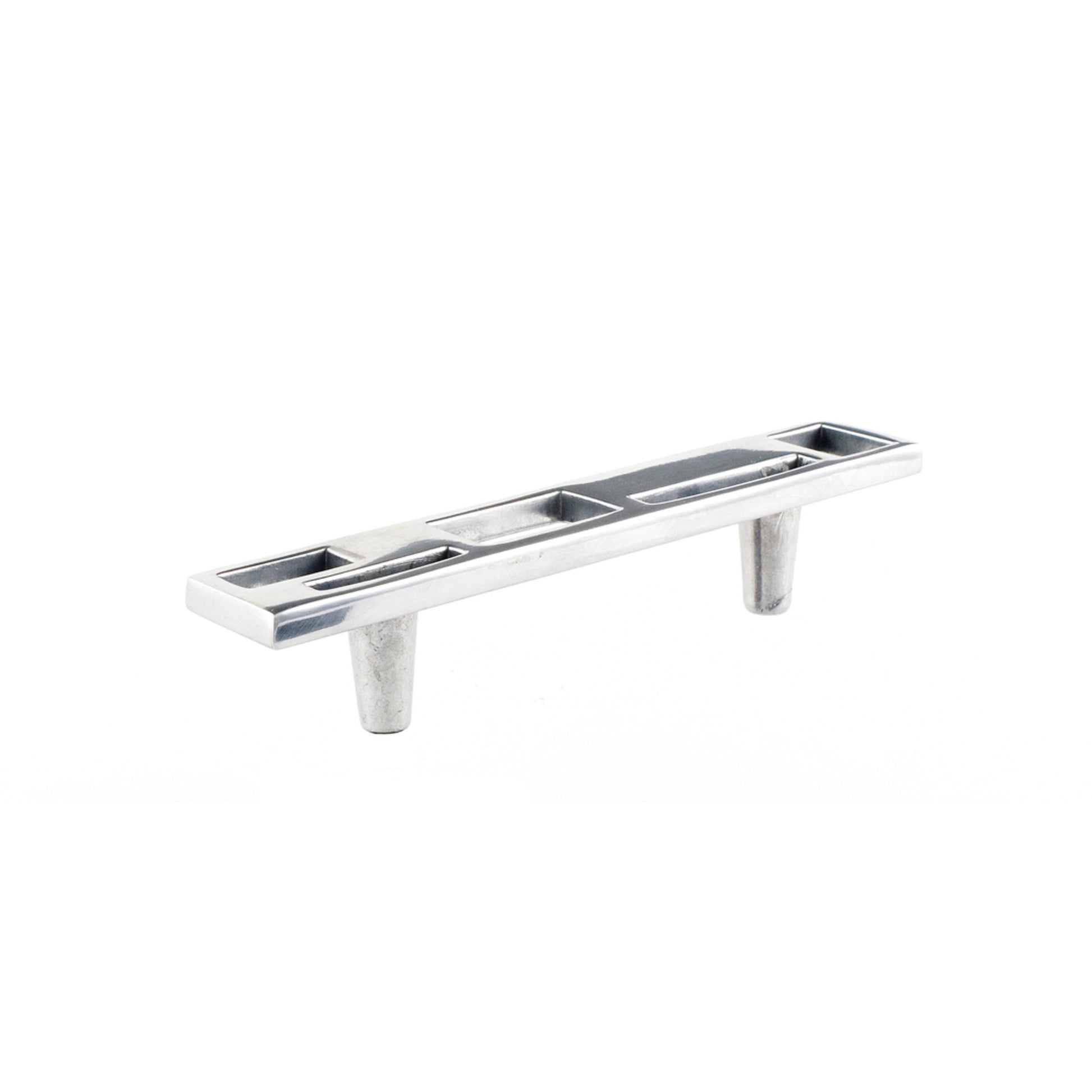 Marcel Pull By Du Verre - 3" - Polished Aluminum - New York Hardware