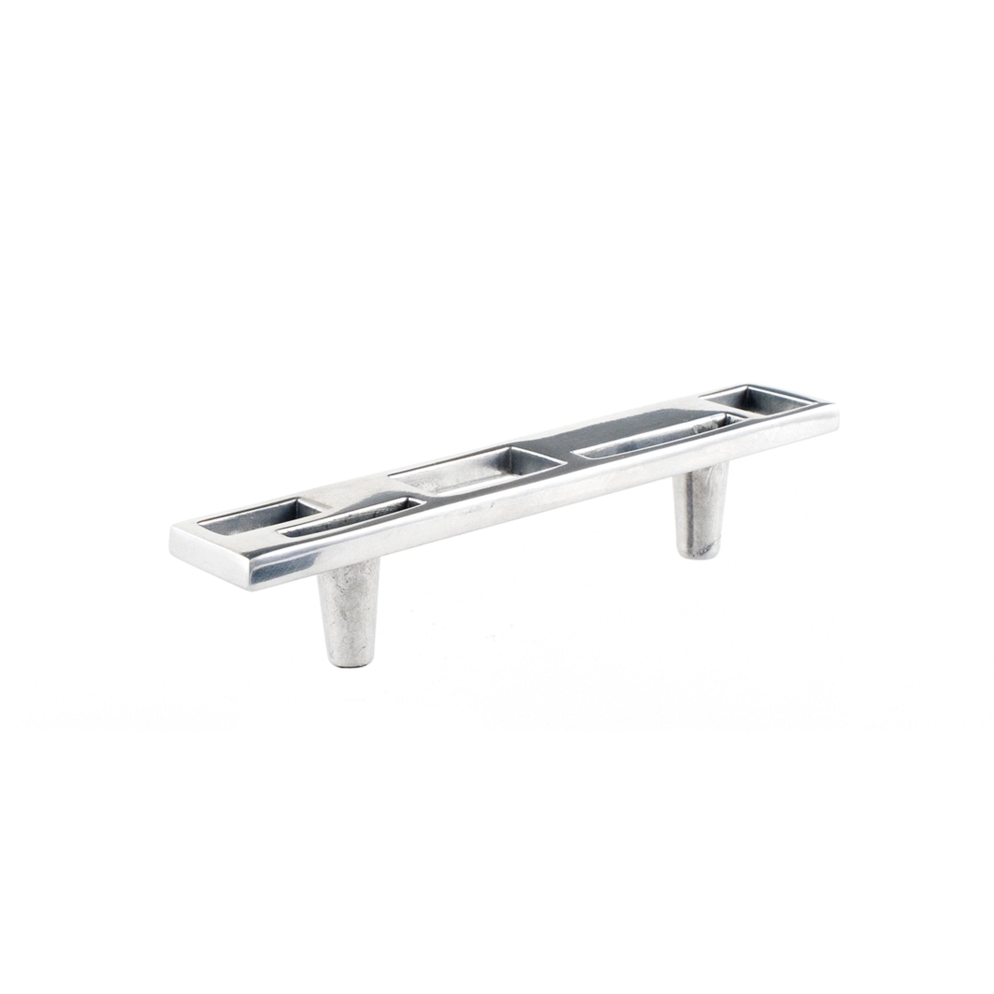 Marcel Pull By Du Verre - 3" - Polished Aluminum - New York Hardware