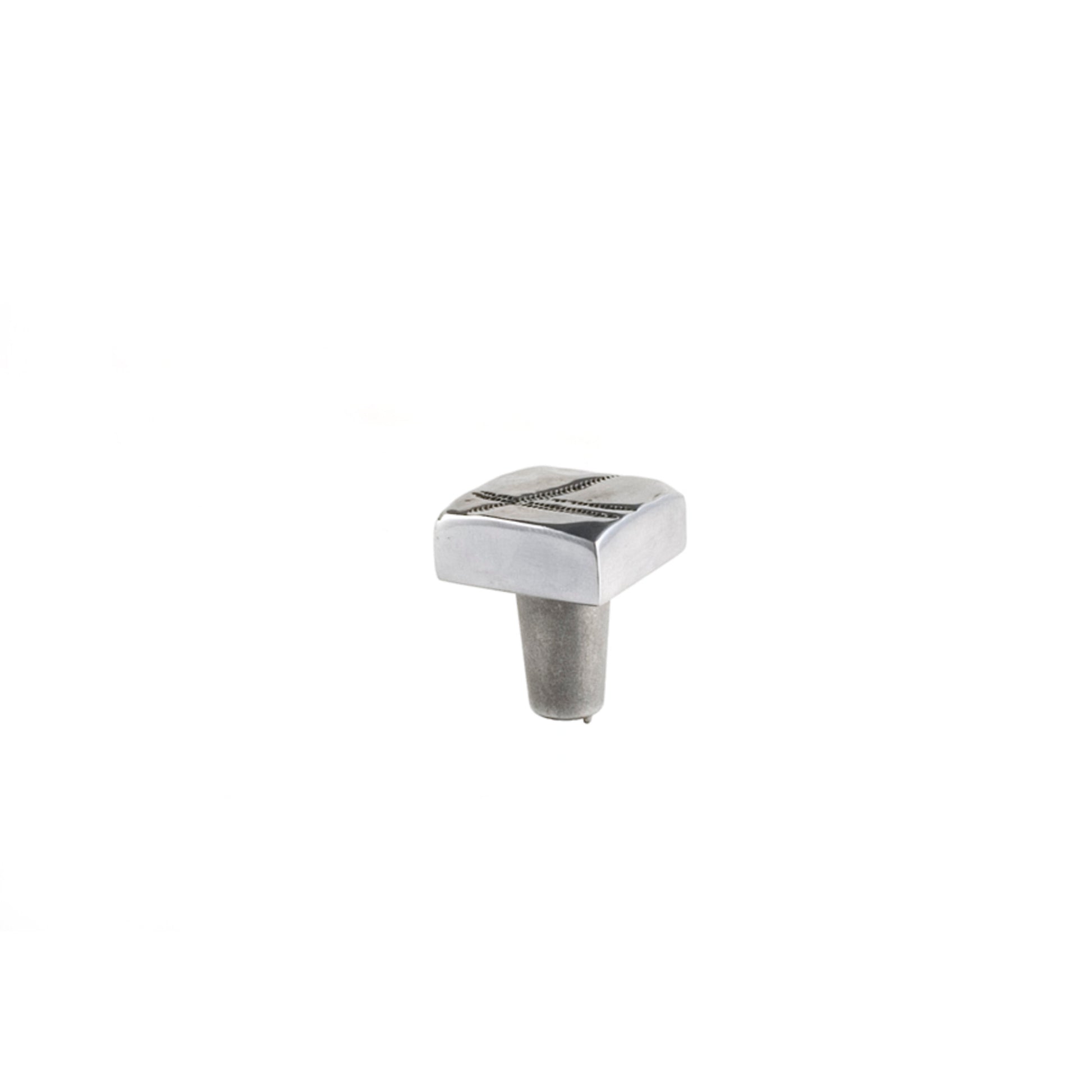Jeff Goodman Knob By Du Verre - 1" - Polished Aluminum - New York Hardware