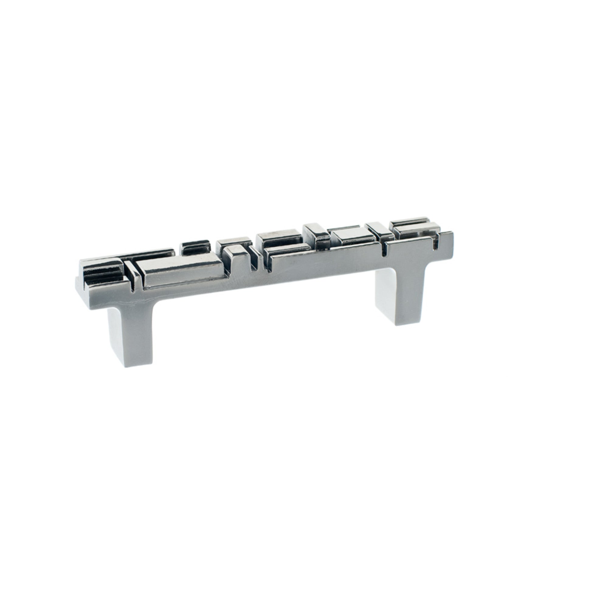 Offset Pull By Du Verre - 3 3/4" - Polished Chrome - New York Hardware