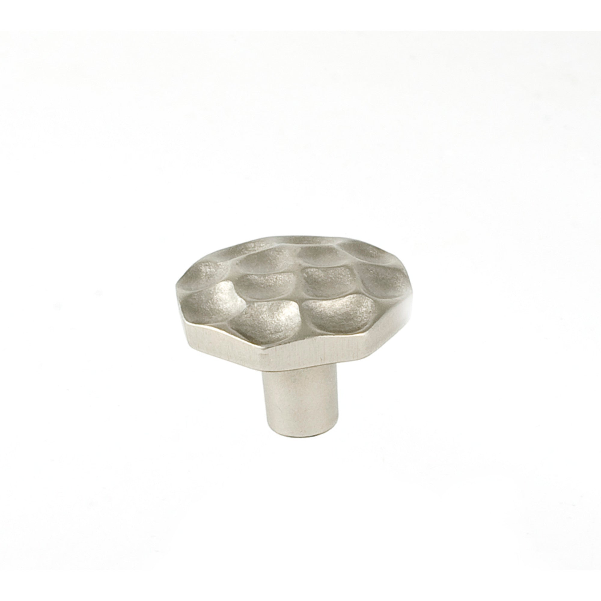 Pomegranate Round Knob By Du Verre - 1 1/4" - Satin Nickel - New York Hardware