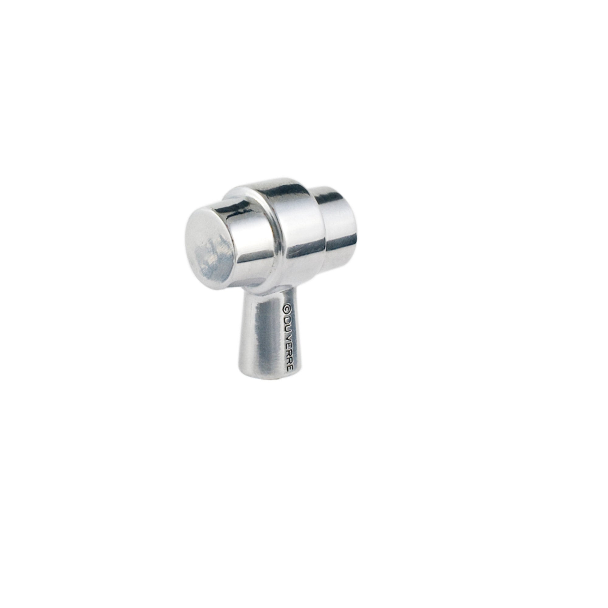 Primitive Knob By Du Verre - 3/4" - Polished Aluminum - New York Hardware