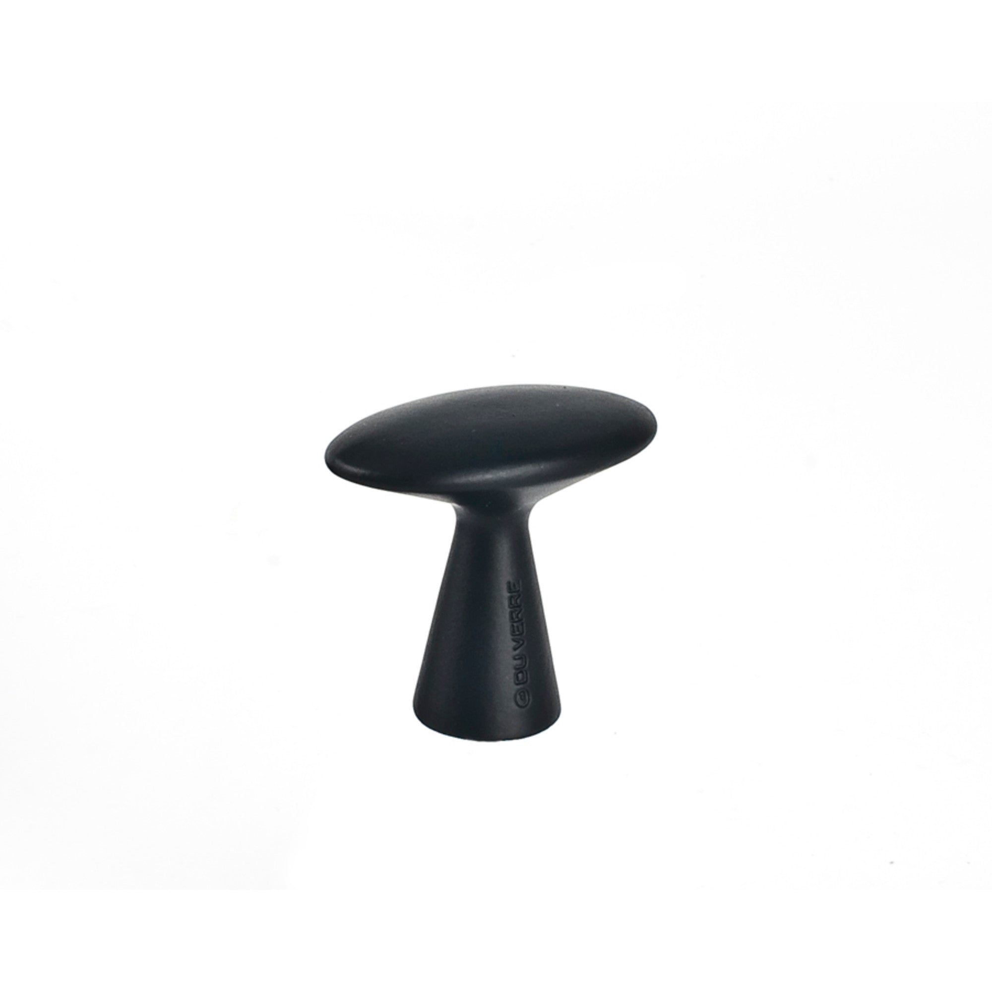 Series 3 Knob By Du Verre - 7/8" - Black Matte - New York Hardware