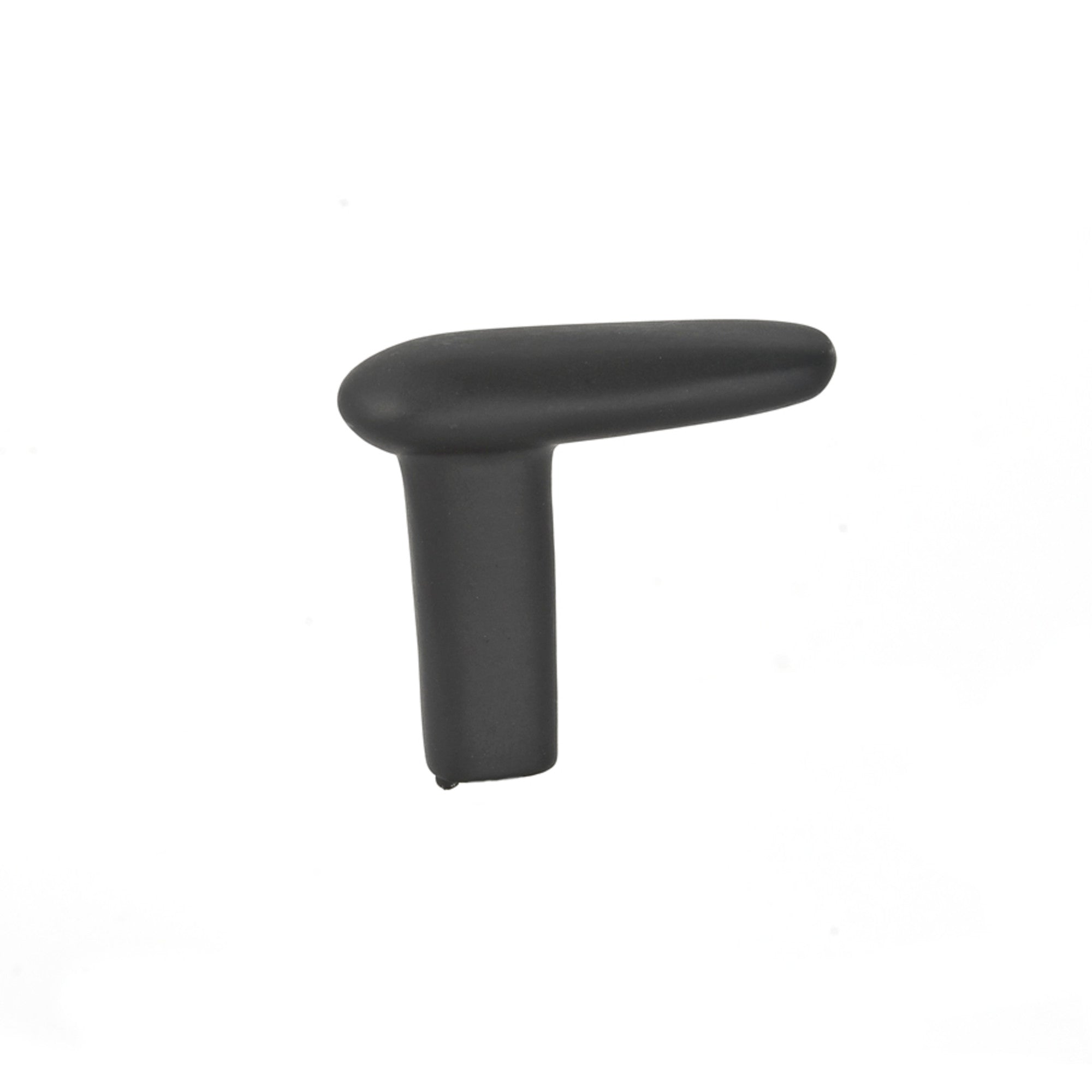 Series 3 Finger Knob By Du Verre - 1/2" - Black Matte - New York Hardware