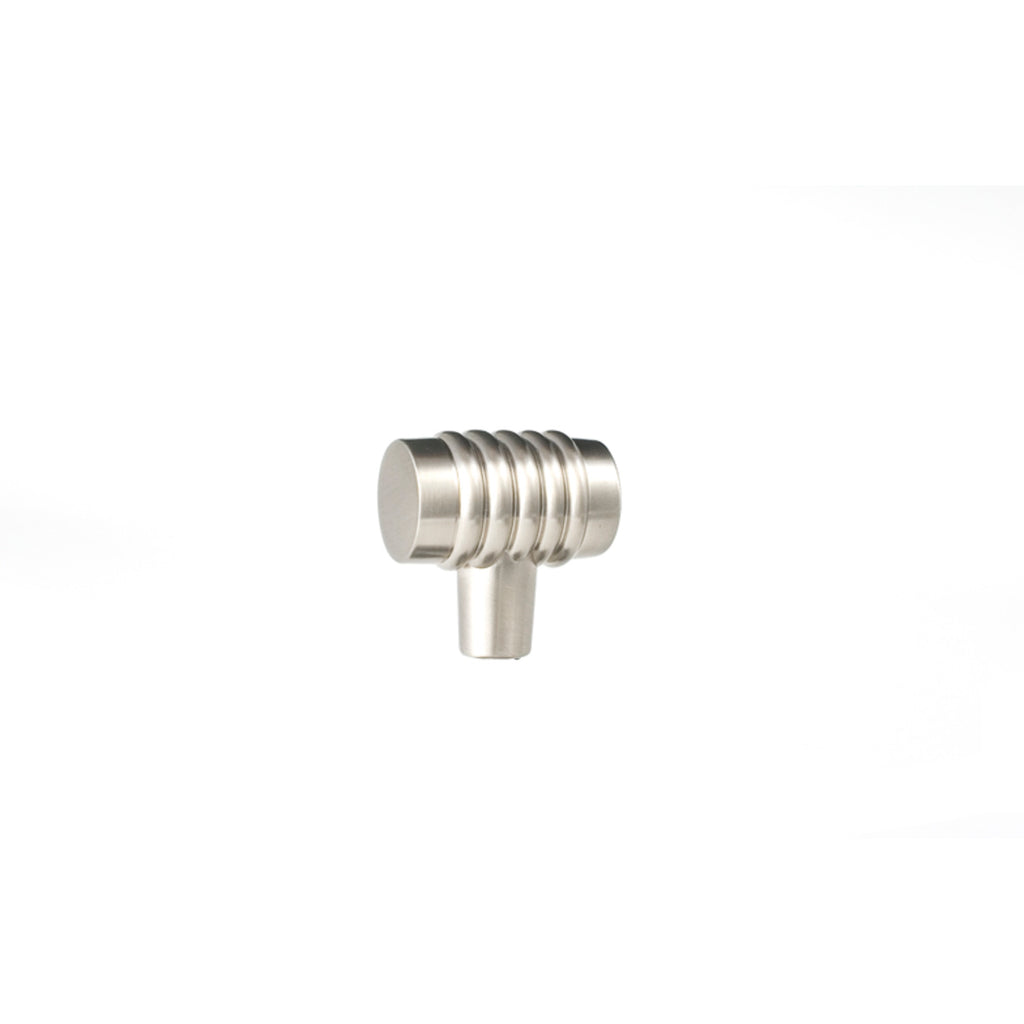 Stacked Finger Knob By Du Verre - 3/4" - Satin Nickel - New York Hardware