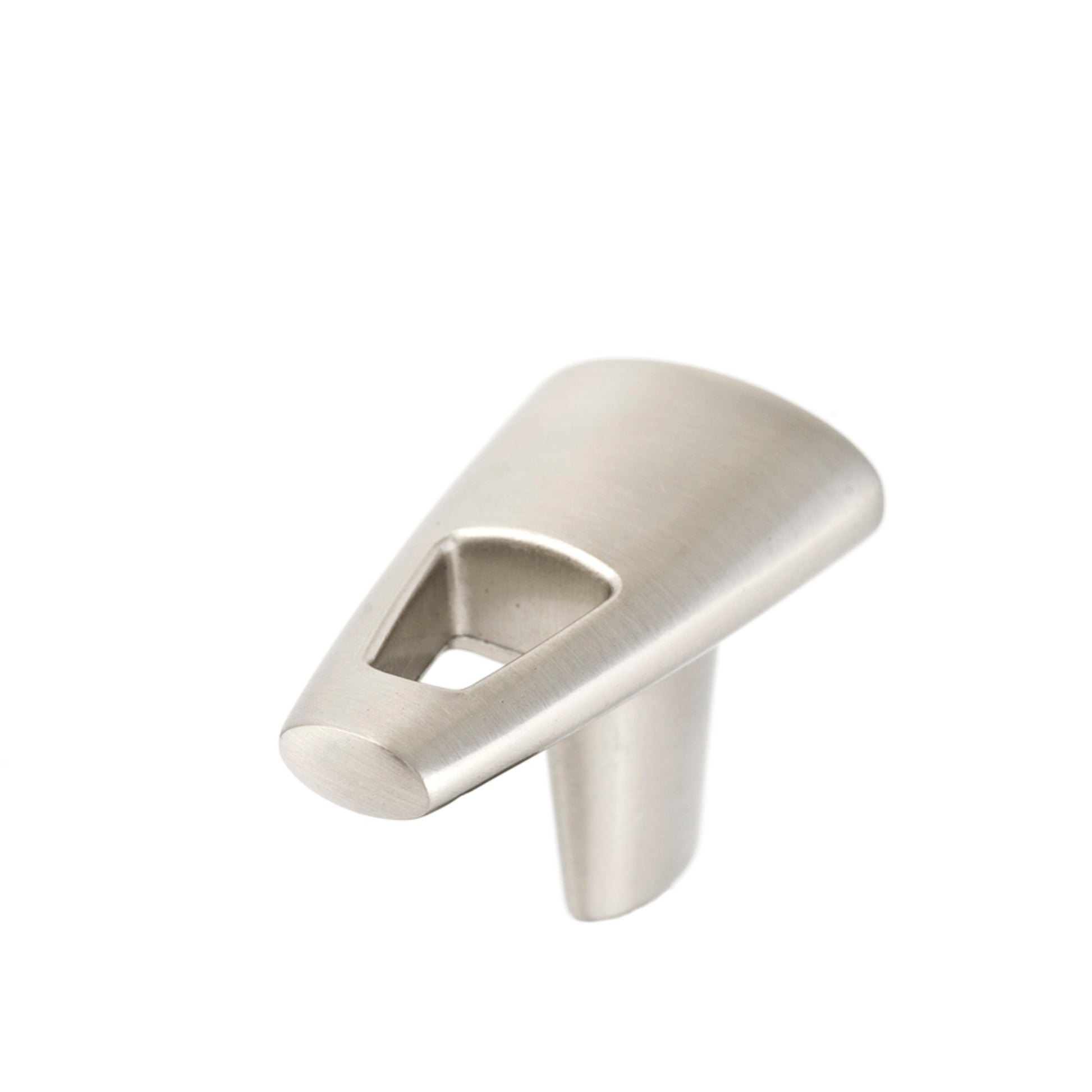 Tribal Knob By Du Verre - 3/4" - Satin Nickel - New York Hardware