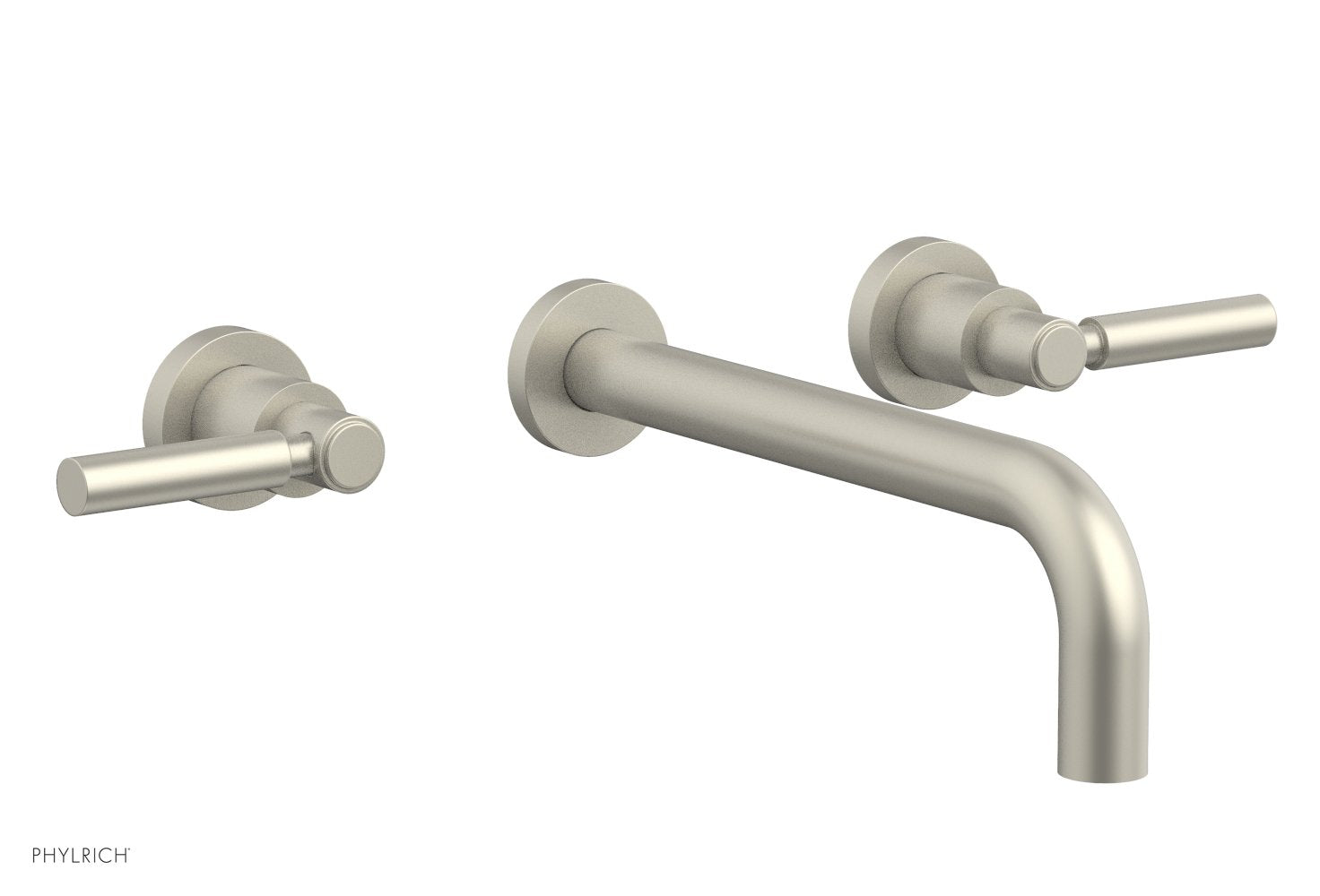 BASIC Wall Lavatory Set 10" Spout   Lever Handles by Phylrich - Burnished Nickel