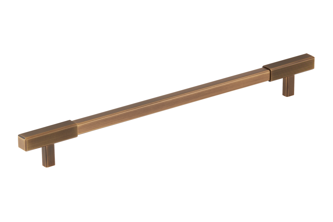 Digbeth Ridged Appliance Pull by Armac Martin - 384mm - Satin Nickel Plate