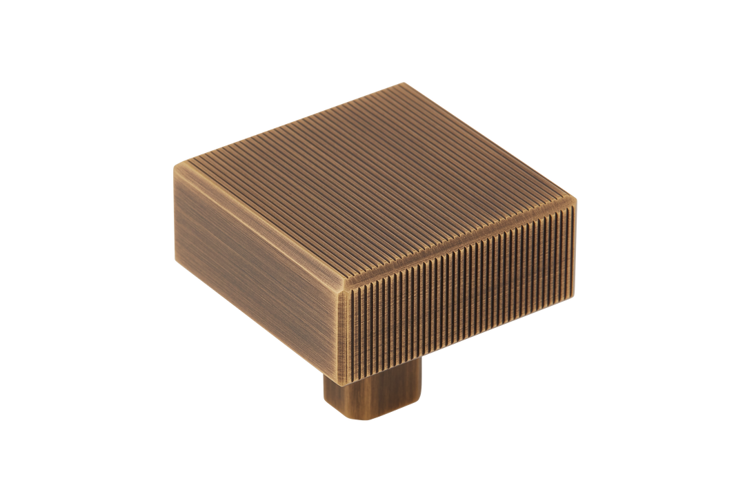 Digbeth Ridged Cabinet Knob by Armac Martin - 38mm - Satin Nickel Plate