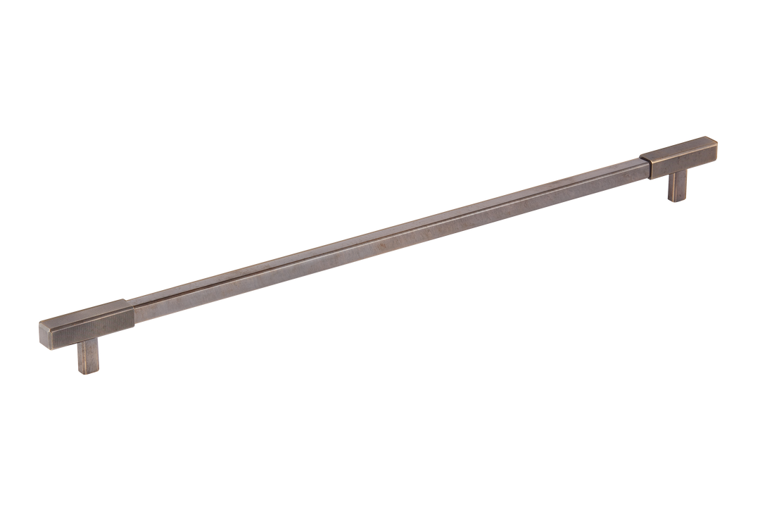 Digbeth Ridged Appliance Pull by Armac Martin - 608mm - Antique Brass Unlacquered