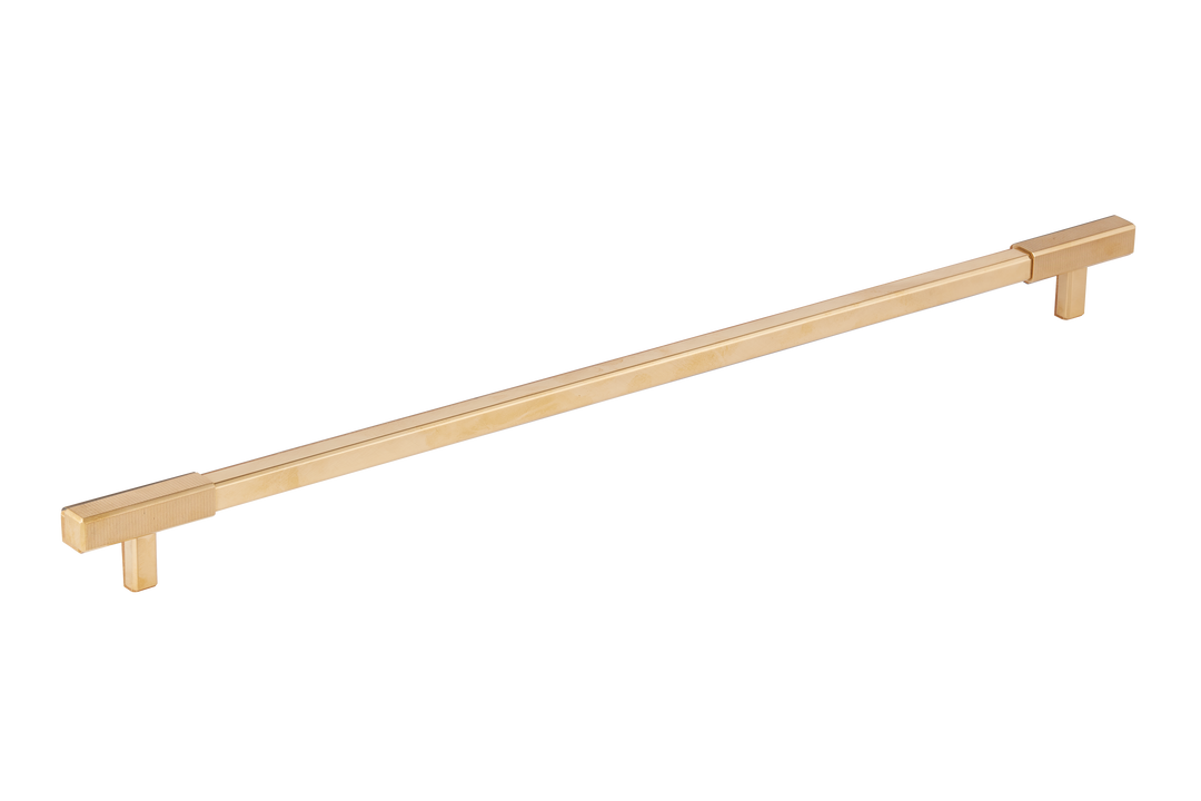 Digbeth Ridged Appliance Pull by Armac Martin - 608mm - Hand Burnished Brass