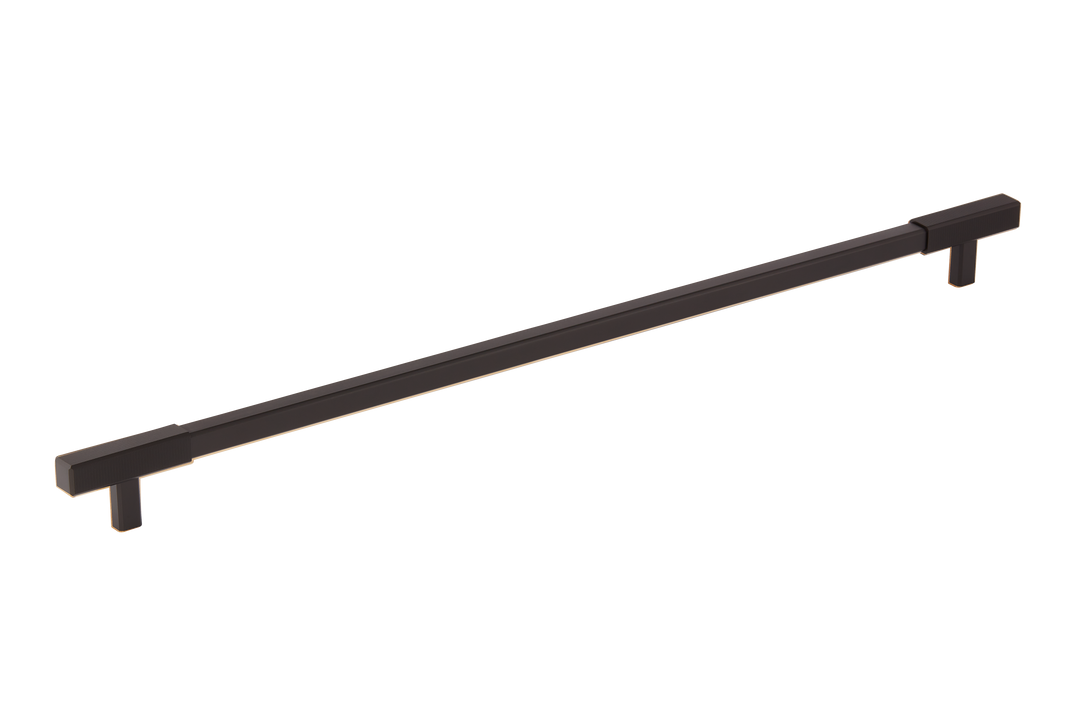 Digbeth Ridged Appliance Pull by Armac Martin - 608mm - Matt Black Lacquered
