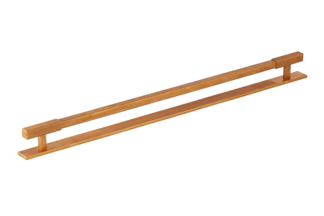 Digbeth Ridged Appliance Pull & Backplate by Armac Martin - 608mm - Burnished Brass