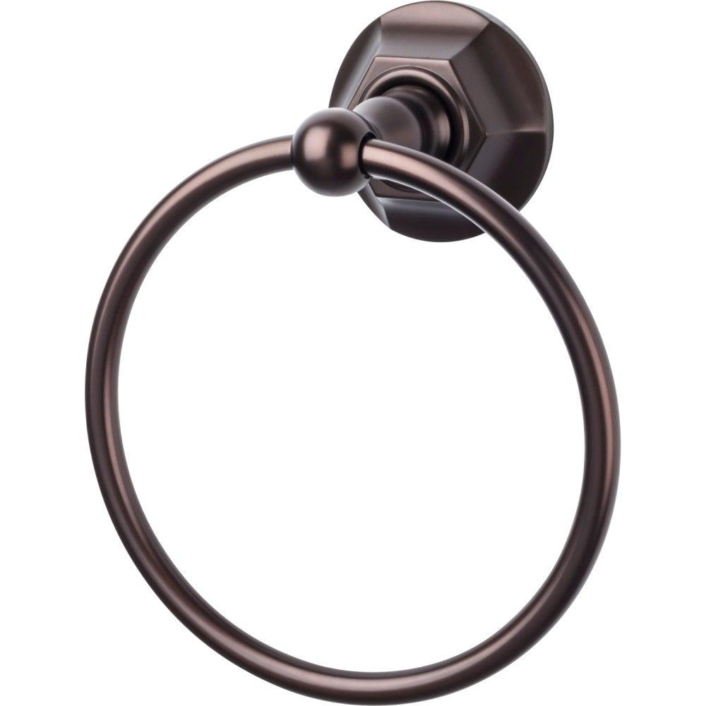 Edwardian Bath Ring - Hex Backplate - Oil Rubbed Bronze - New York Hardware