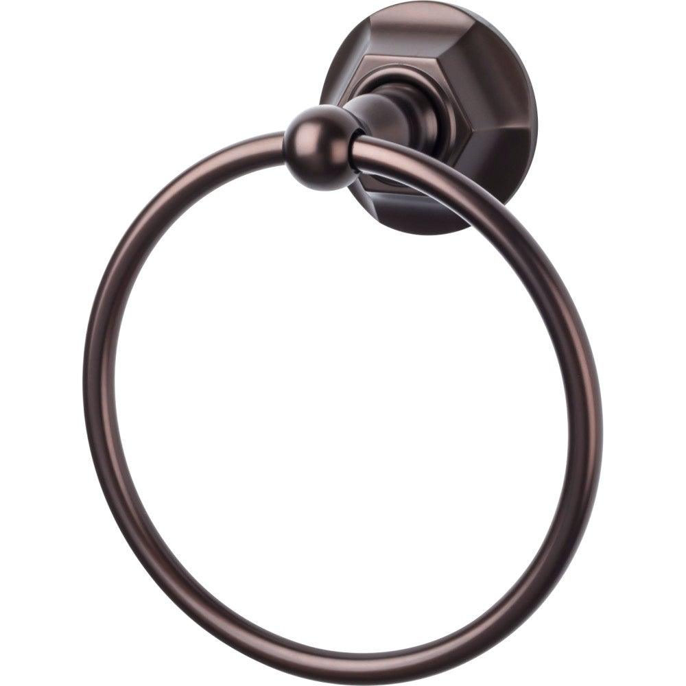 Edwardian Bath Ring - Hex Backplate - Oil Rubbed Bronze - New York Hardware