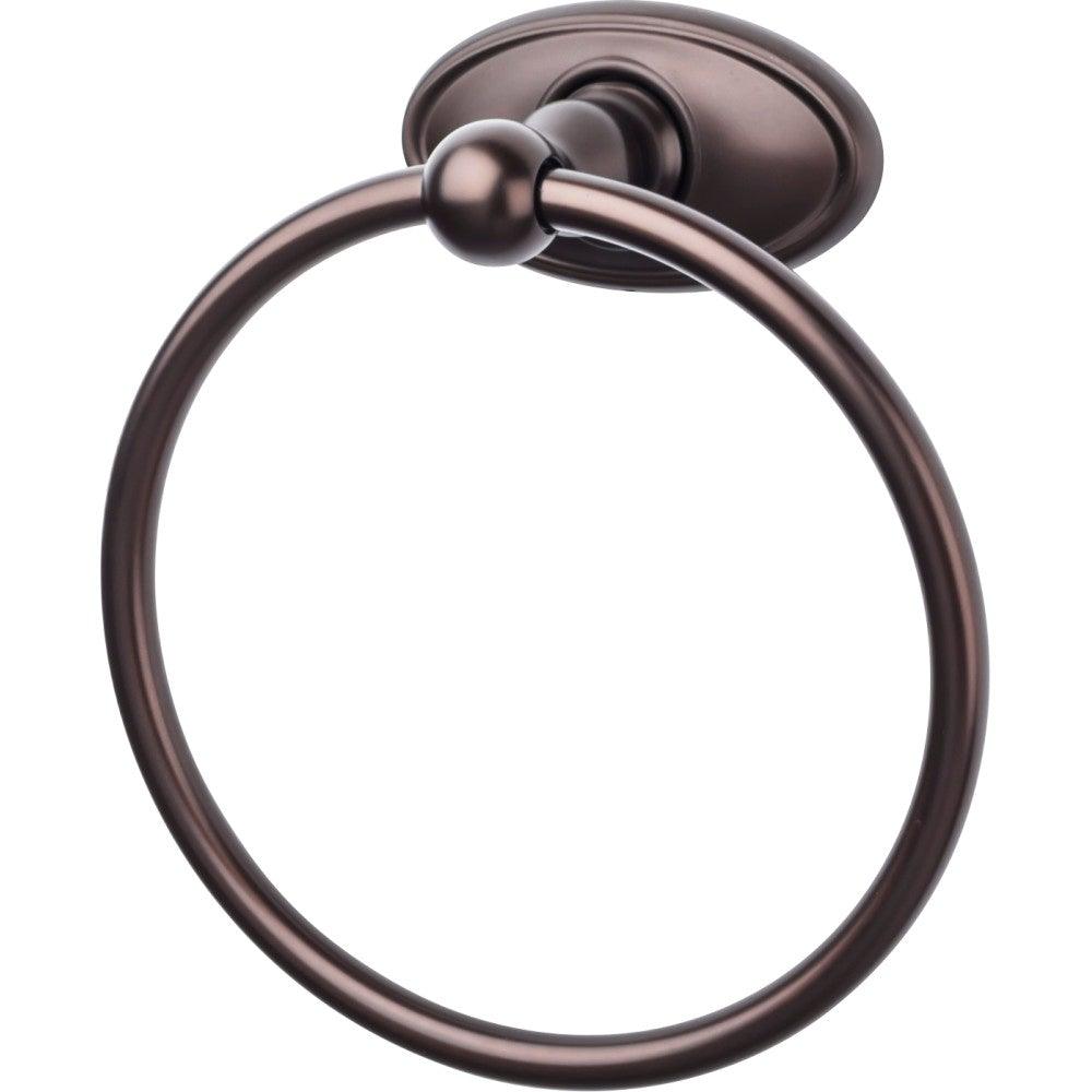 Edwardian Bath Ring - Oval Backplate - Oil Rubbed Bronze - New York Hardware