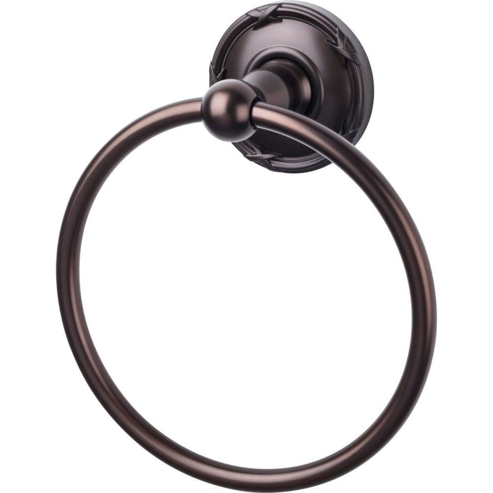 Edwardian Bath Ring - Ribbon Backplate - Oil Rubbed Bronze - New York Hardware