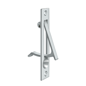 Edge Pull by Deltana -  - Polished Chrome - New York Hardware