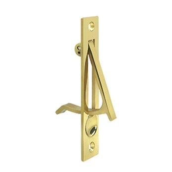 Edge Pull, 4" - Polished Brass - New York Hardware Online