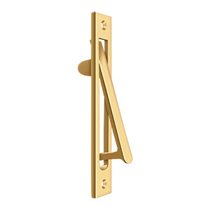 Heavy Duty Edge Pull by Deltana -  - PVD Polished Brass - New York Hardware