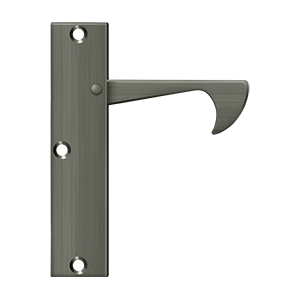 Thin Edge Pull by Deltana -  - Antique Nickel - New York Hardware