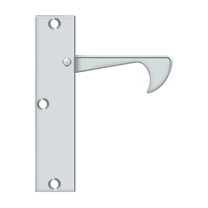 Thin Edge Pull by Deltana -  - Polished Chrome - New York Hardware