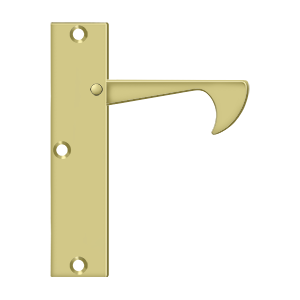 Thin Edge Pull by Deltana -  - Polished Brass - New York Hardware
