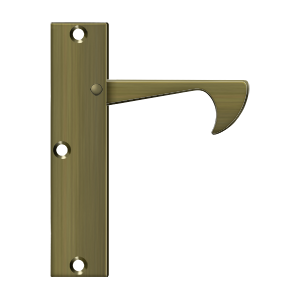 Thin Edge Pull by Deltana -  - Antique Brass - New York Hardware