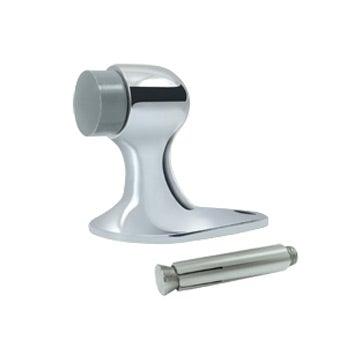 Floor Door Bumper 2 1/8" - Polished Chrome - New York Hardware Online
