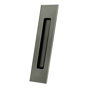 Long Rectangle HD Flush Pull by Deltana -  - Antique Nickel - New York Hardware